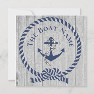 Familienaam marine Anchor Rope Nautical