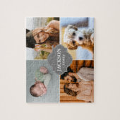 Familienaam Meerdere foto's Aangepast Legpuzzel (Verticaal)