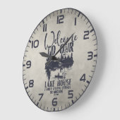 Familienaam Modern Lake House Grote Klok (Hoek)