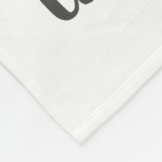 Familienaam Monogram 39 Photo Collage Script White Fleece Deken (Hoek)