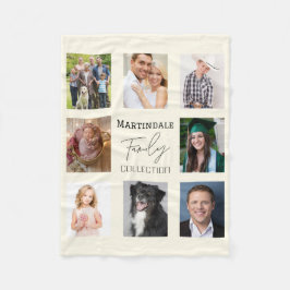 Familienaam Monogram Fleece Deken