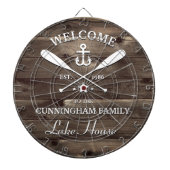 Familienaam | Oorzaken en Aangepaste anker Dartbord (Voorkant)