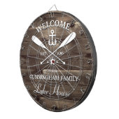 Familienaam | Oorzaken en Aangepaste anker Dartbord (Voorkant Rechts)