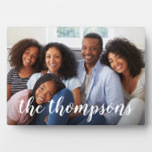 Familienaam Overlay Foto Fotoplaat (voorkant)