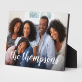 Familienaam Overlay Foto Fotoplaat (Zijkant)