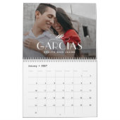 Familienaam Persoonlijke Fotokalender Kalender (Jan 2027)