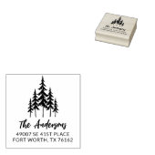 Familienaam Pijnboom Retouradres Rubberstempel (Gestempeld)