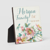 familienaam plaque, familienaam vastgesteld fotoplaat (Voorkant)