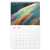 Familienaam Rainbow Minimalist 2023 Pastel Chic Kalender (Jan 2026)