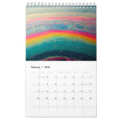 Familienaam Rainbow Minimalist 2023 Pastel Chic Kalender (Feb 2026)