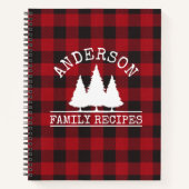 Familienaam Red Buffalo Pset Recipe Notitieboek (Voorkant)