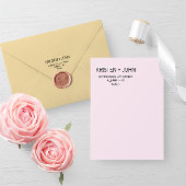 Familienaam Retouradres Sans Serif Modern Rubberstempel