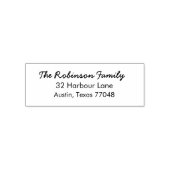 Familienaam Retouradres Zelfinktende Stempel (Design)