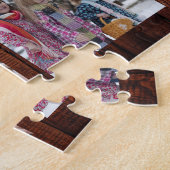 Familienaam rustic, familienaam fotocollage legpuzzel (Zijkant)