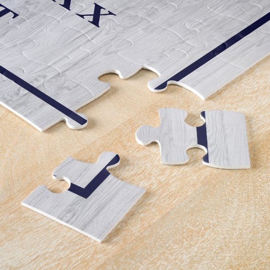 Familienaam Rustic Legpuzzel (Zijkant)