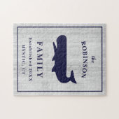 Familienaam Rustic Legpuzzel (Horizontaal)