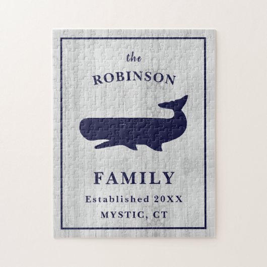 Familienaam Rustic Legpuzzel (Verticaal)