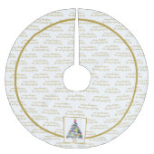 Familienaam Rustic Texas - kerstboom Rok (Voorkant)