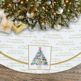 Familienaam Rustic Texas - kerstboom Rok