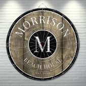 Familienaam Rustic Wood Dartbord