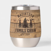 Familienaam Rustic Wood - Gepersonaliseerd (Voorkant)