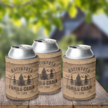 Familienaam Rustic Wood - Gepersonaliseerd