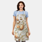 Familienaam Rustiek Pasen Beige Schort (Gedragen)