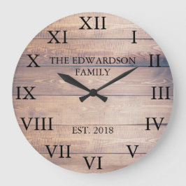 Familienaam Rustige  hout Roman getallen Grote Klok
