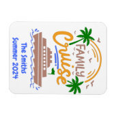 Familienaam Ship Cruise Cabin Dep Magneet (Horizontaal)