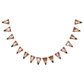 Familienaam Sinaasappel Gele Zonsondergang Achter  Vlaggetjes (Alle)