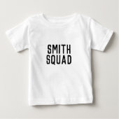 Familienaam Squad | Modern Matchende Trendy Stijlv (Voorkant)