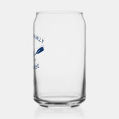 Familienaam Strand Huis Nautisch Anker Oars Marine Blikvorm Glas (Links)