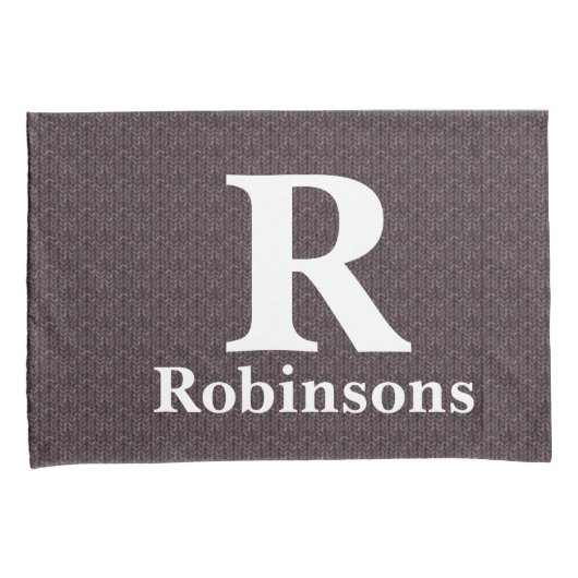 Familienaam Sweater Pillowcases Kussensloop (Voorkant-Rechts)