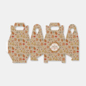 Familienaam Thanksgiving Herfstbladeren Bedankdoosjes (Uitgevouwen)