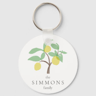 Familienaam van de boom van de Lemon Sleutelhanger