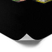 Familienaam van de Foto Collage in Hart 25 Pics Bl Poster (Hoek)