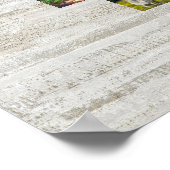 Familienaam van de Foto Collage in Hart 25 Pics Ho Poster (Hoek)