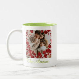 Familienaam Verenigde Fotomok Tweekleurige Koffiemok