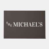 Familienaam Welkomstmat, Aangepast gepersonaliseer Deurmat (Voorkant)