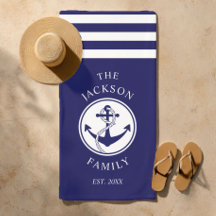 Familienaam Zeevaart Schip Anker Strepen