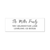 Familienaam Zelfinktende Stempel (Design)