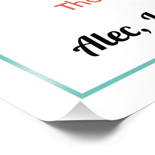 Familienamen en geboortejaren ontwerp. foto afdruk (Hoek)