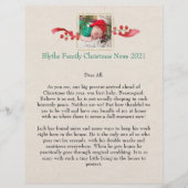 Familienieuws Kerstmis - Persoonlijke briefhoofd (Voorkant)