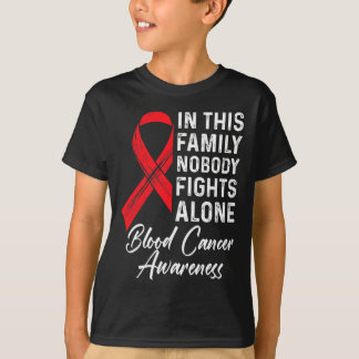 Familieondersteuning Bloedkankerbewustzijn Kankerb T-shirt