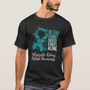 Familieondersteuning Polycystic Kidney Disease PKD T-shirt