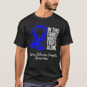 Familieondersteuning Tuberous Sclerosis Complex TS T-shirt (Voorkant)
