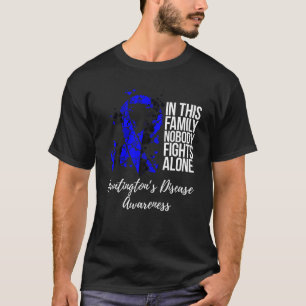 Familieondersteuning Ziekte van Huntington Bewustz T-shirt