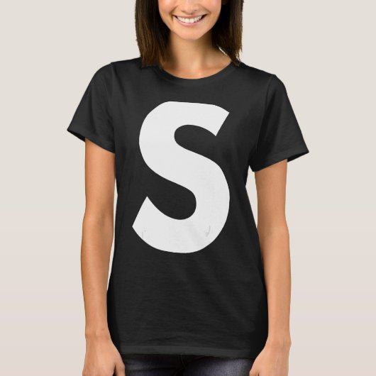 Familieovereenkomst Halloween Carnival Letter S Ca T-shirt (Voorkant)