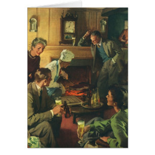 Familiepartij, Koekende steaks Drink bier