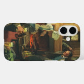  Familiepartij, Koekende steaks Drink bier Case-Mate iPhone Case (Achterkant (horizontaal))